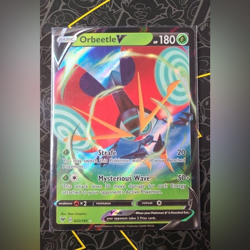 Orbeetle V Vivid Voltage 020/185 Regular Ultra Rare
